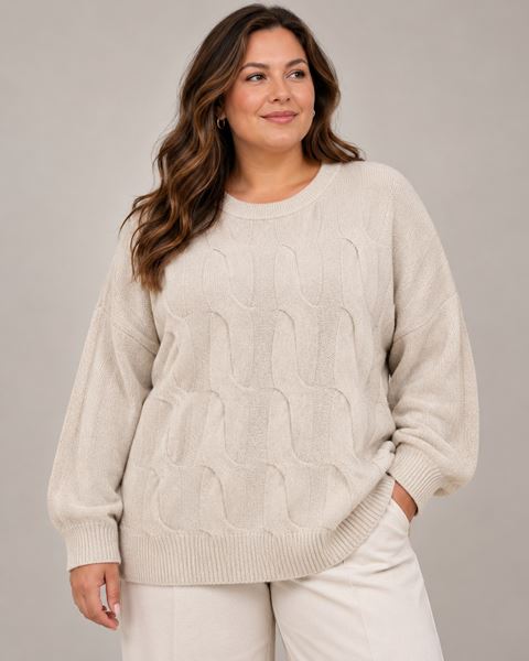Immagine di CASHMERE AND VISCOSE SWEATER  FOR A COMFY FIT